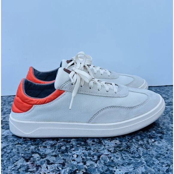 OluKai Other - Olukai Punini White Orange Sneakers Mens Size 8